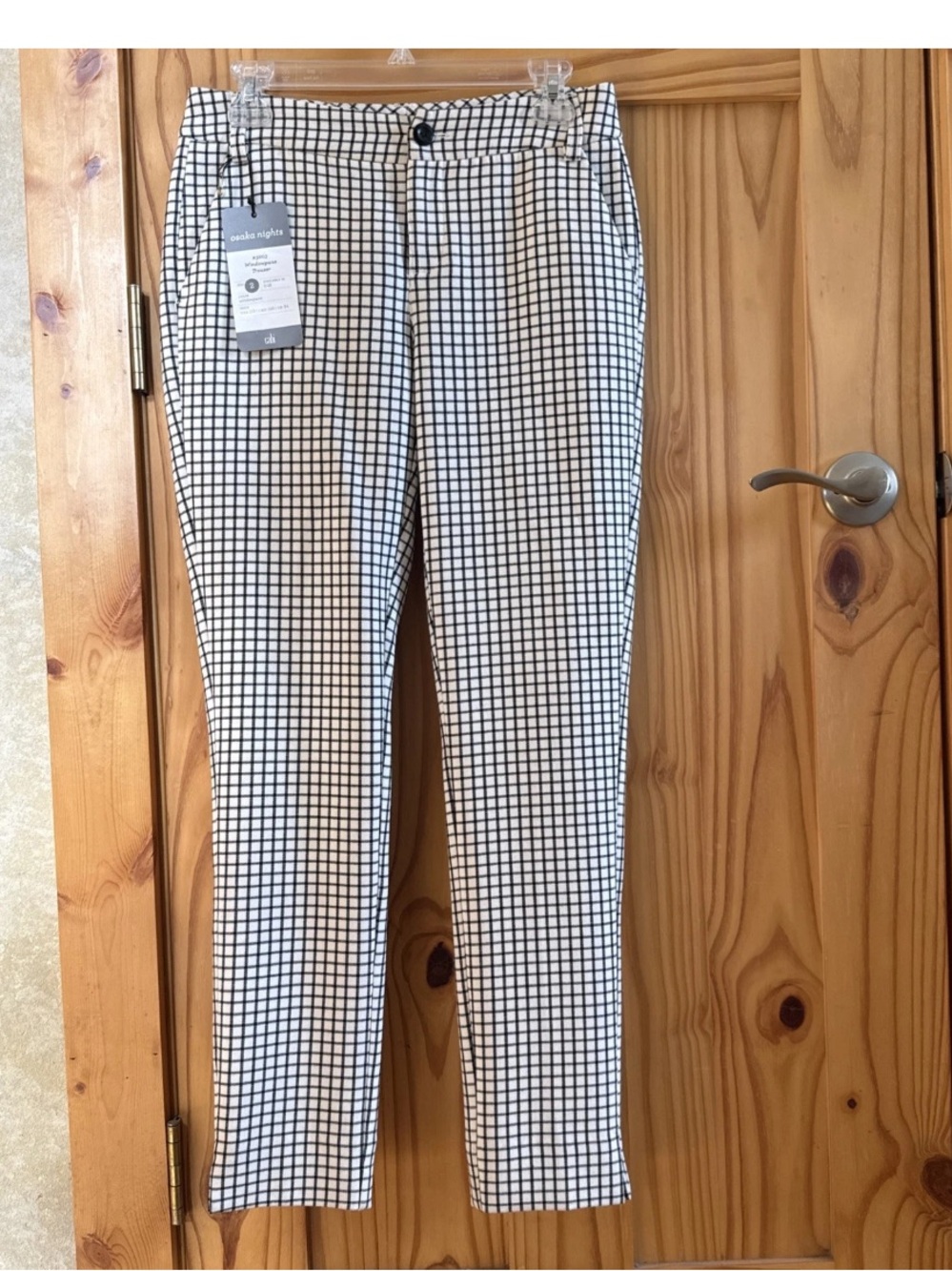 Cabi Windowpane Pant Size 2 Item 3203 stretch ponte